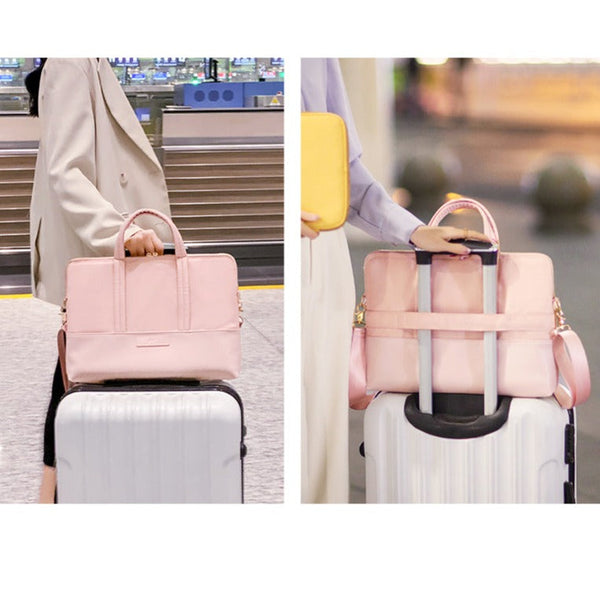 ladies laptop bags pink