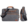 grey men's laptop bag