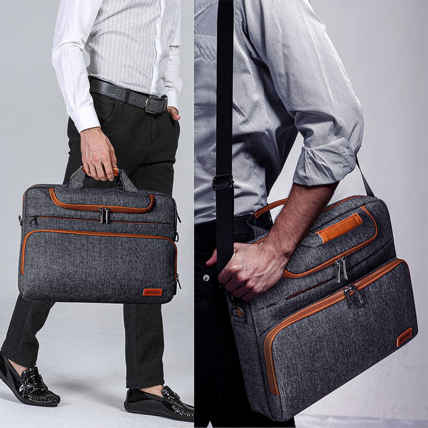 men's laptop bag with strap and handle