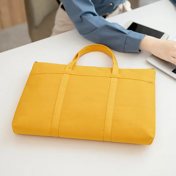 Yellow Handbag and Laptop Bag for women