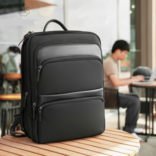 smart laptop backpack black