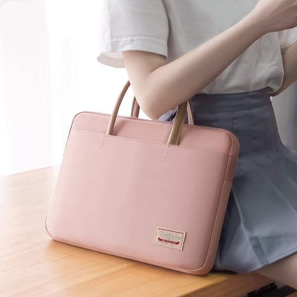pink laptop bag women's designer